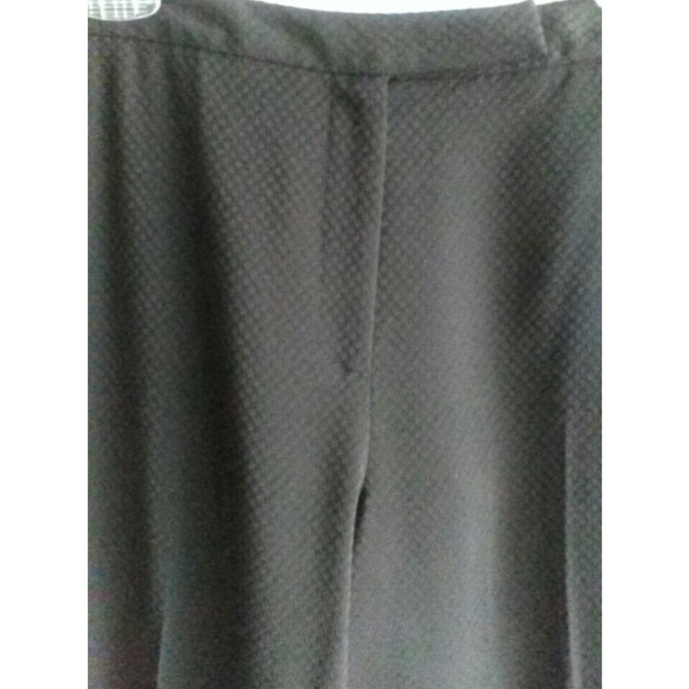 WOMEN 10 Dress Pant GRACE DANE LEWIS BLACK TEXTURED Lined Career Work Slacks SK5